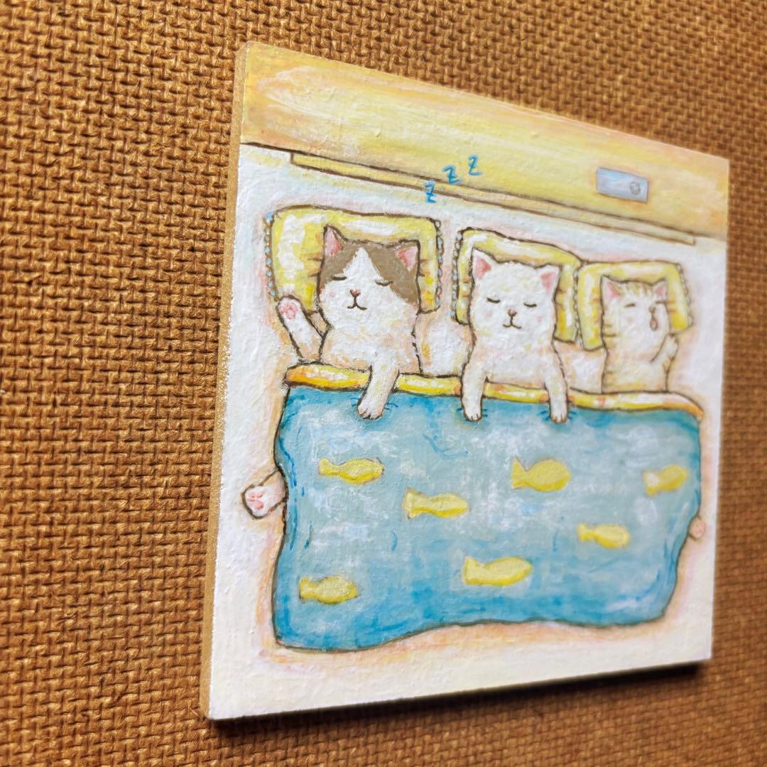 りん様おまとめ　自作絵画　サカナの布団　流れ星発見　猫の絵