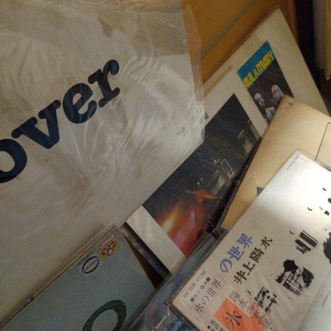 LP約100枚、60年ロックメイン、半分がビーチボーイズ、レアな邦楽フォークも