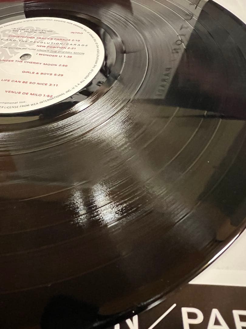 Prince Parade 1986和ジャケット帯付き 美盤LP洋楽レコード