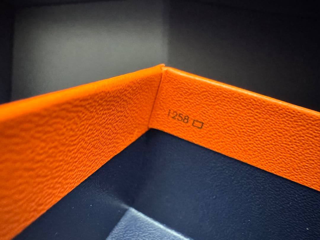 HERMES エルメス 1258⬜︎ ネイビーボックス ケリー25 ブルーボックス