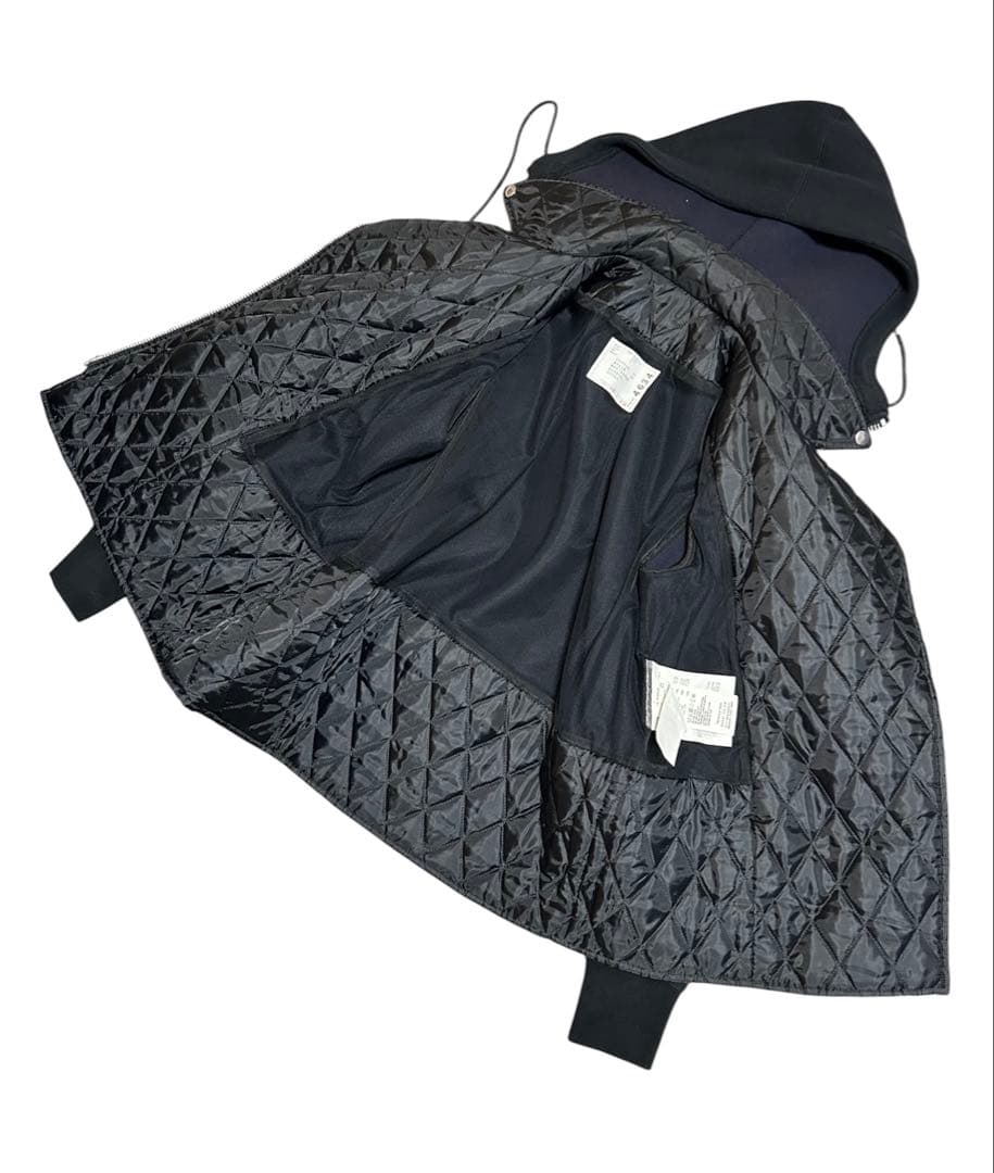 トップス Sacai 19AW Sponge Layerd Riders Hooded