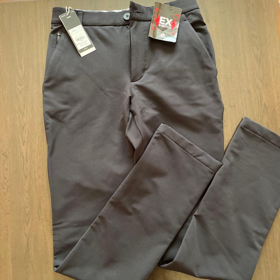 【新品未使用】adidas ロングパンツ 裏起毛 ウエスト76