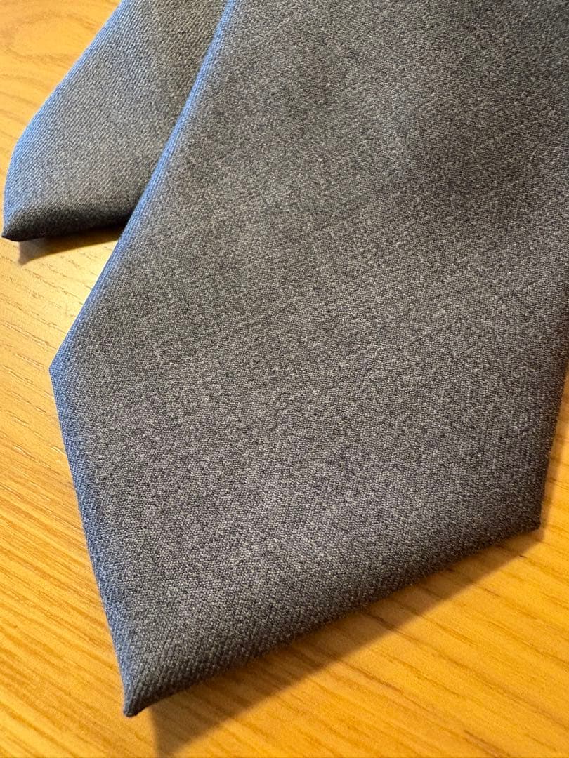 ARCODIO ロロピアーナ グレー ウールネクタイ