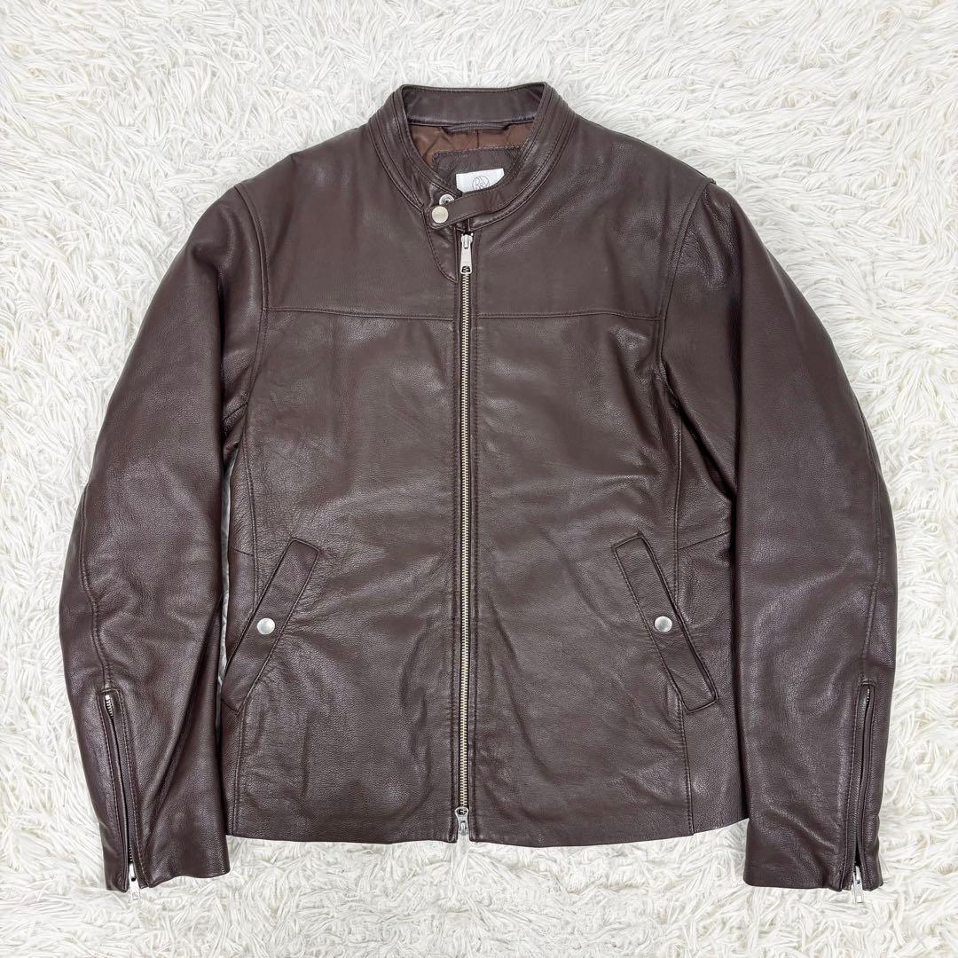 BEAUTY&YOUTH レザー シングル ライダースジャケット M