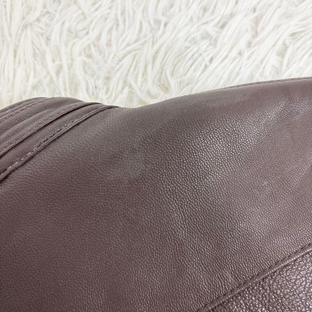 BEAUTY&YOUTH レザー シングル ライダースジャケット M