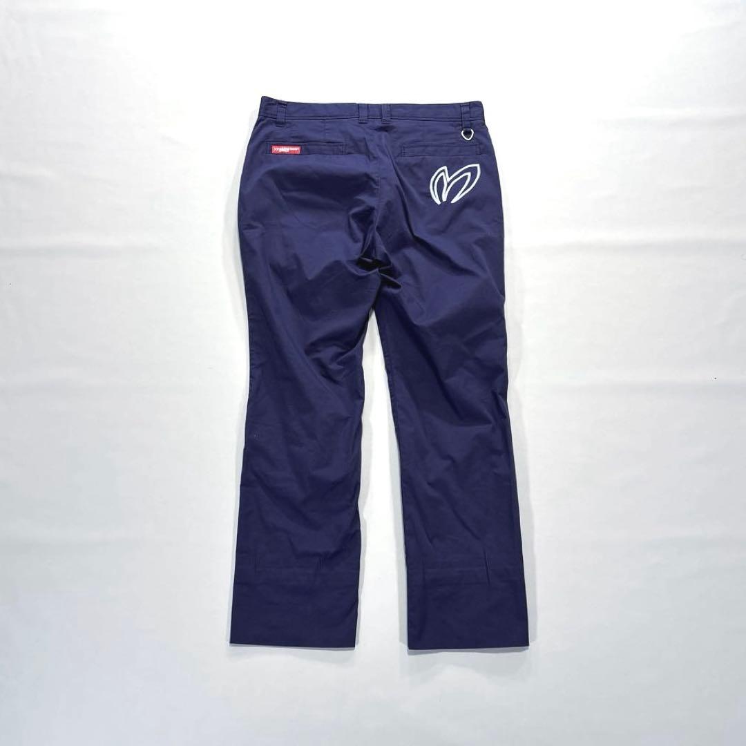 マスターバニーエディション　5/L ロングパンツ　春夏　パープル系　バックロゴ