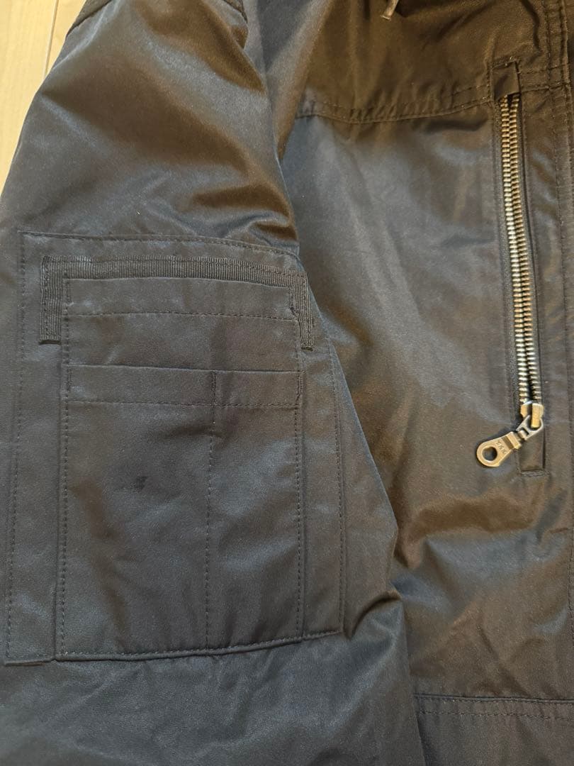 Snap-on ダウンジャケット 2XL ブラック USAワッペン 刺繍ロゴ