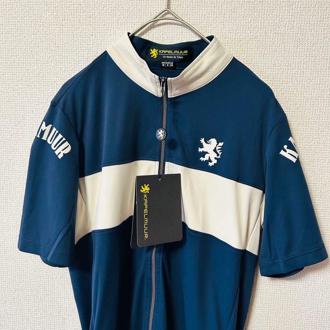 ■新品■ おまけ付　カペルミュール　サイクルジャージ Mサイズ 半袖　ネイビー