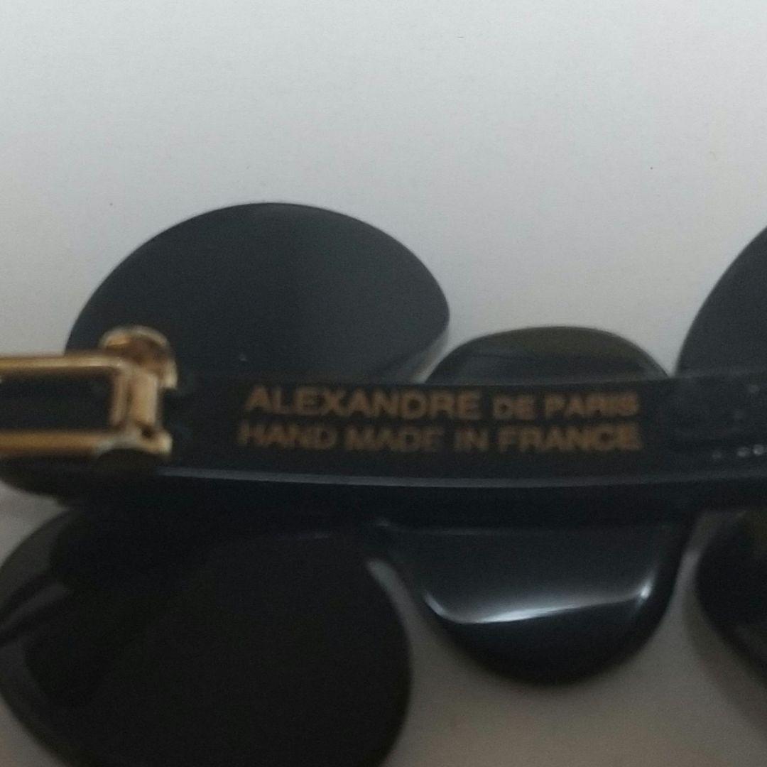 アレクサンドルドゥパリ　カメリア　ボールピン　ブラック　ヘアピン