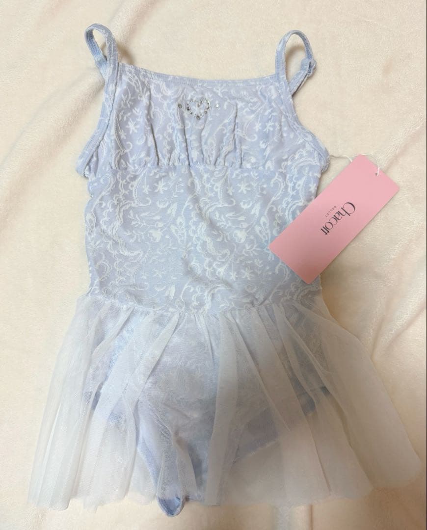 定価15400円 チャコット　 スカート付きレオタード120 ヒヤシンス