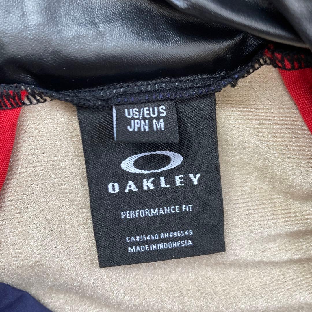 【美品】オークリー Oakley パーカー ウィンドブレーカー Mメンズ 紺黒