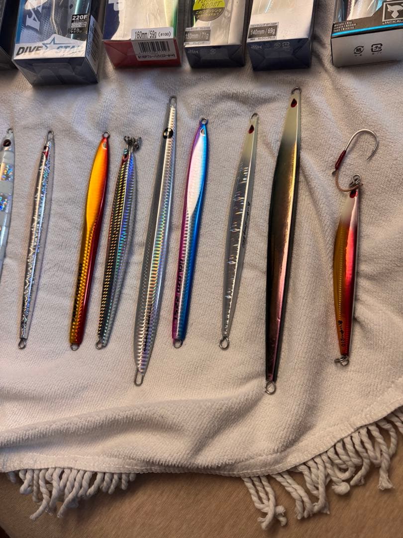 ジギング、キャスティングまとめ売り