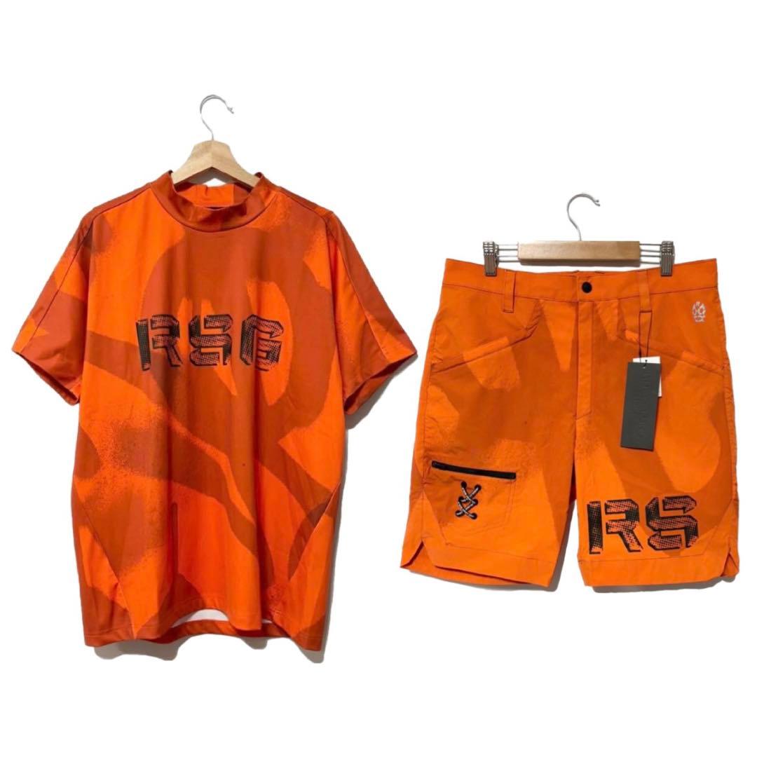 新品 ラッセルノ ゴルフ RSGロゴ スプレー モックネック セットアップ L