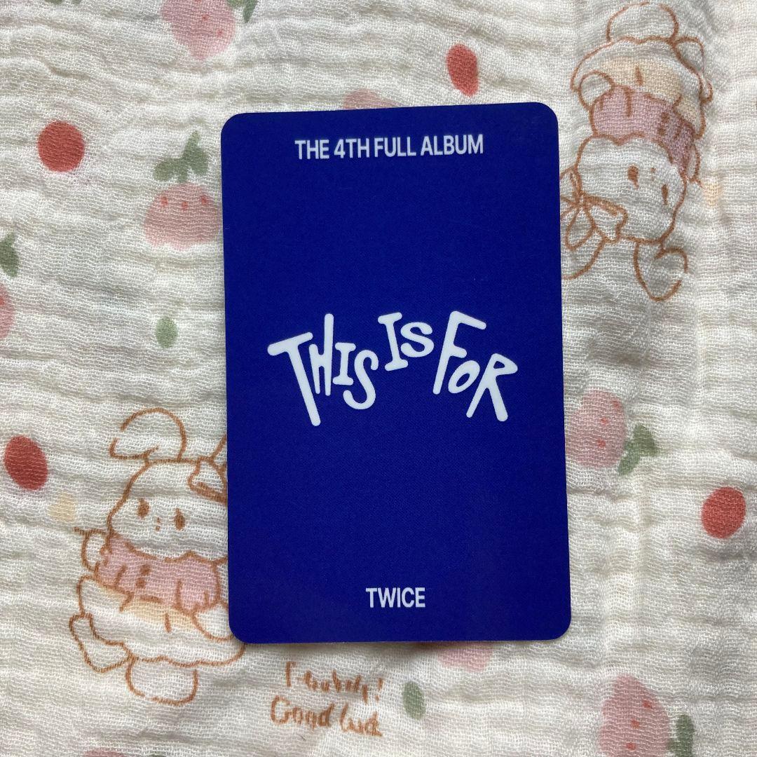 TWICE this is for 7/13 ツウィ 人気歌謡 サノク トレカ