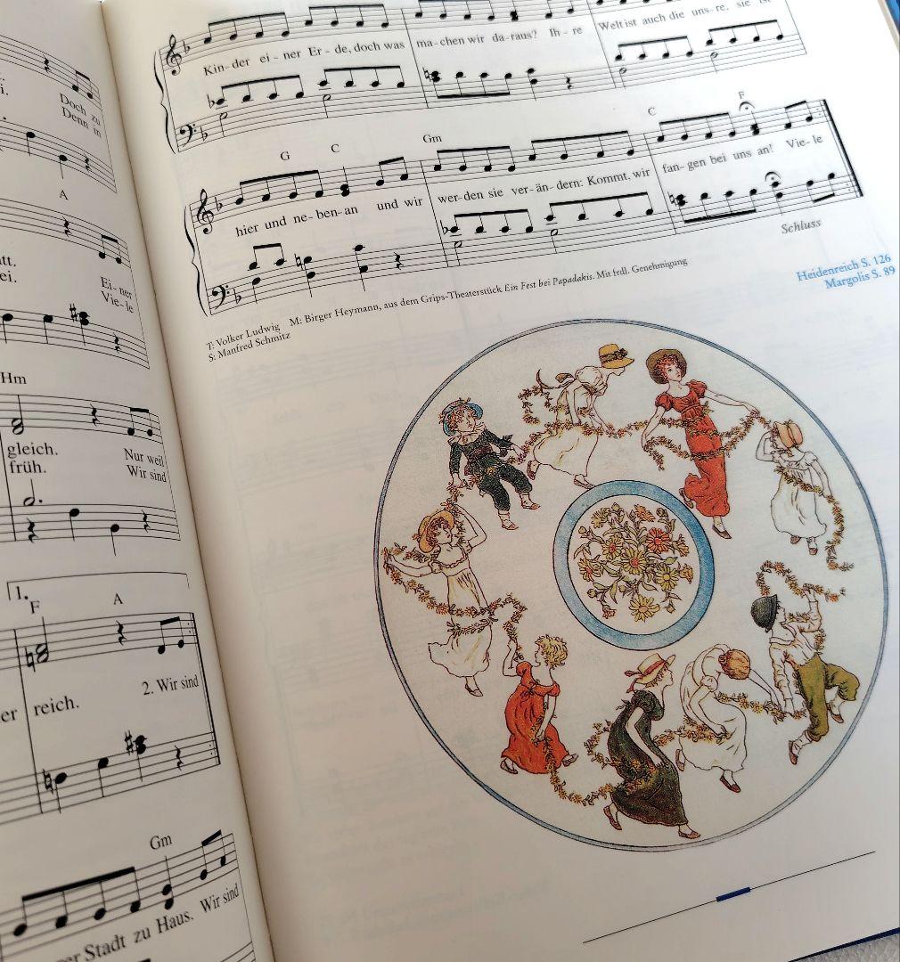 洋書ドイツ語 Das Buch der Kinderlieder子供の歌 楽譜集