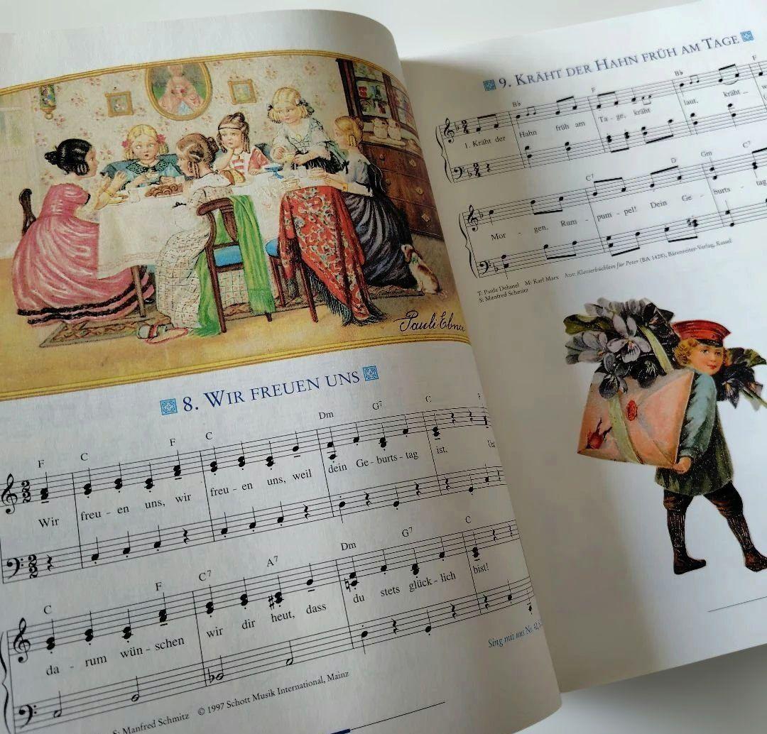 洋書ドイツ語 Das Buch der Kinderlieder子供の歌 楽譜集