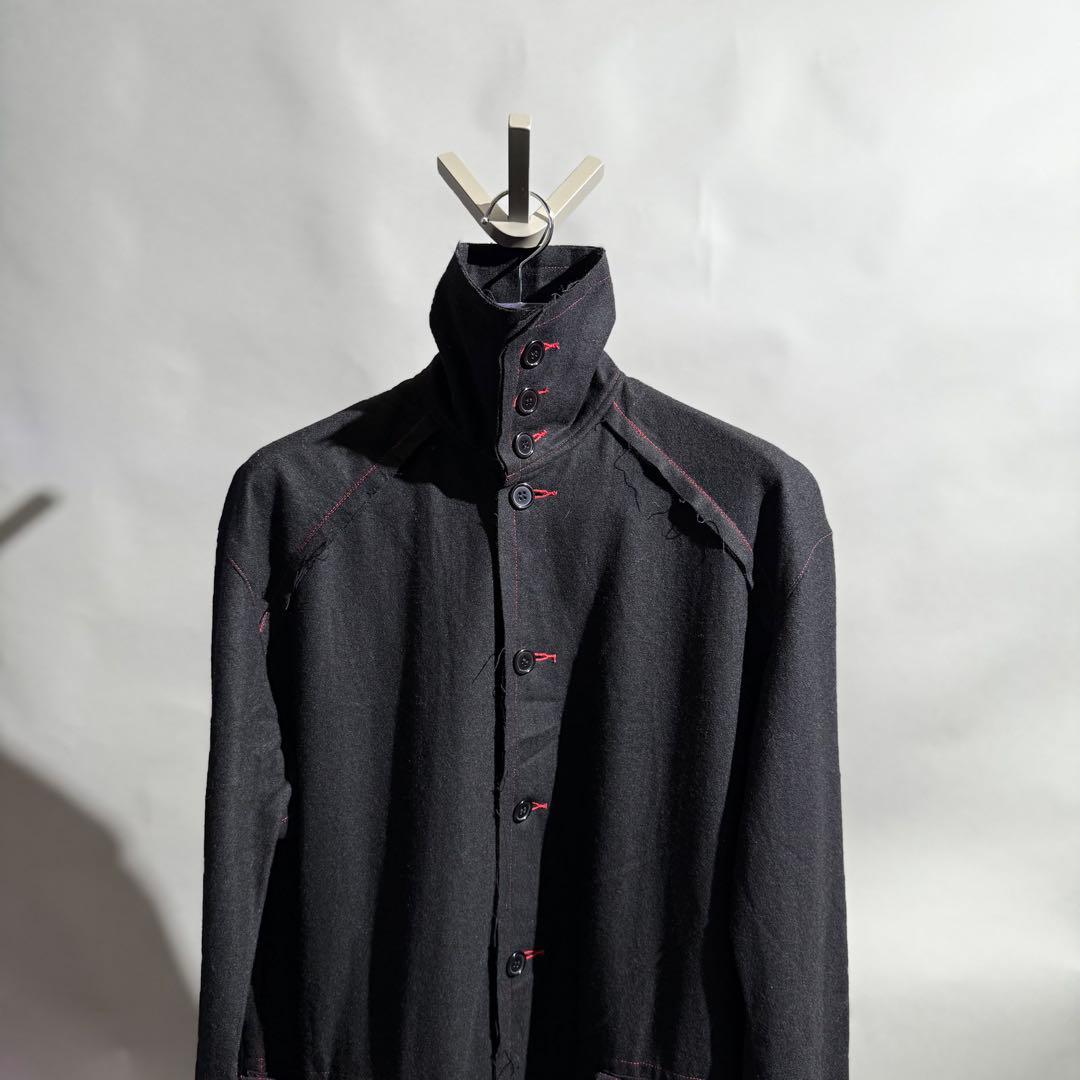 極美品 h.ANARCHY インサイドアウトウールギャバジンジャケット フリー