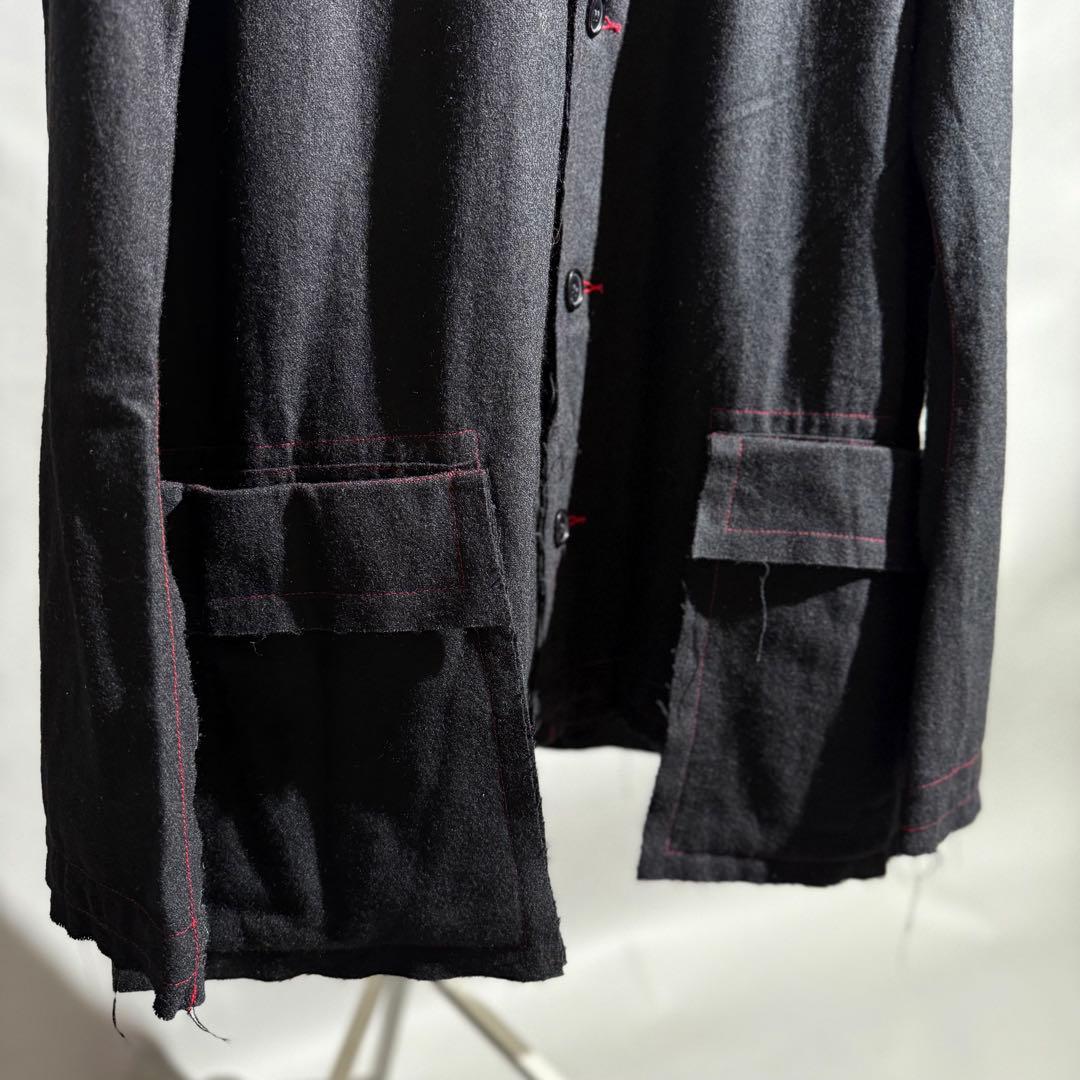 極美品 h.ANARCHY インサイドアウトウールギャバジンジャケット フリー