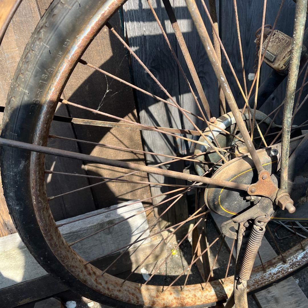 丸石自転車、昭和レトロ丸石自転車、レトロ運搬車、自転車運搬車、丸石自転車運搬車