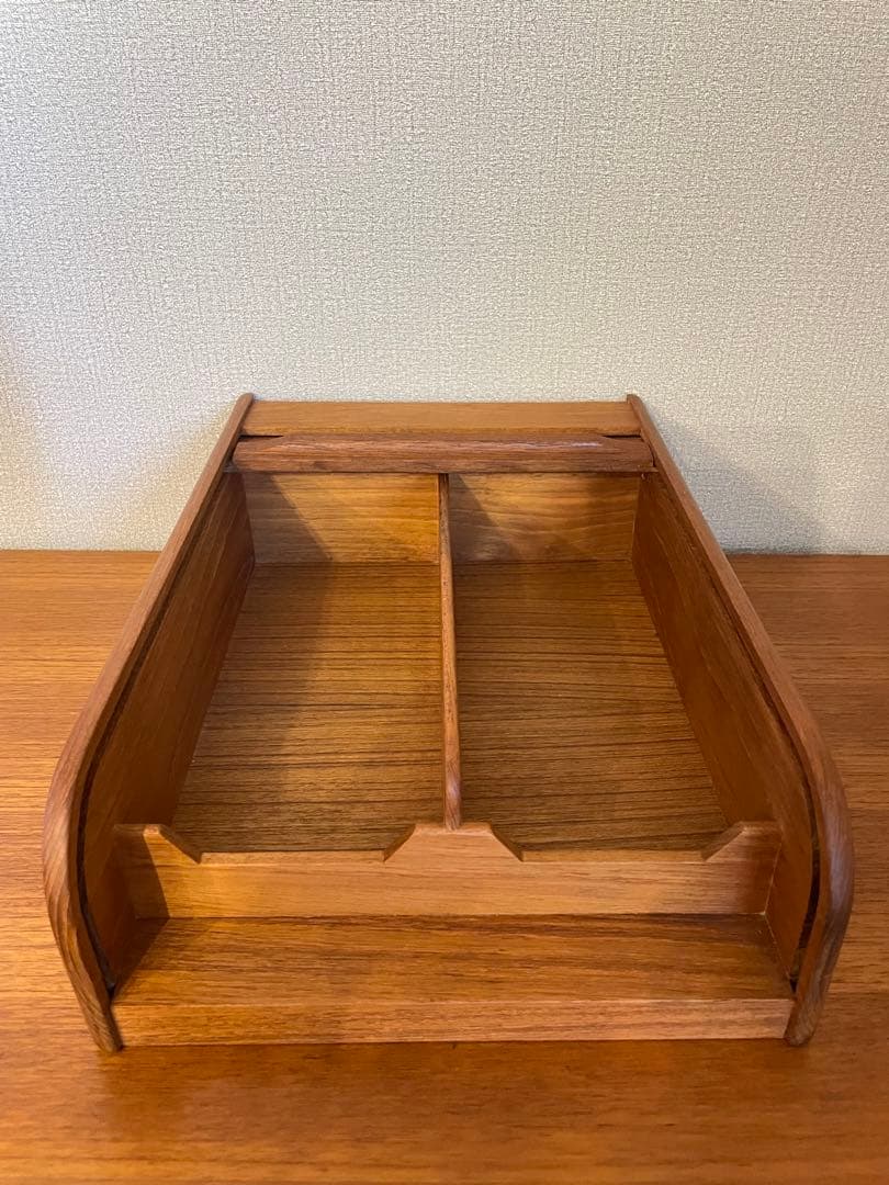 北欧デンマーク ヴィンテージ KALMAR社 チーク材 ロールトップボックス