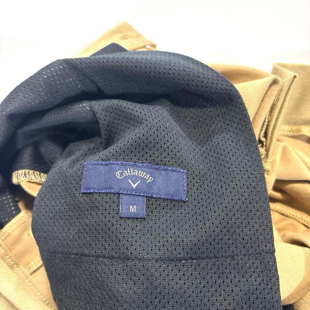 キャロウェイ　M ロングパンツ　ドローコード　ドロスト　ベージュ系　ゴルフ
