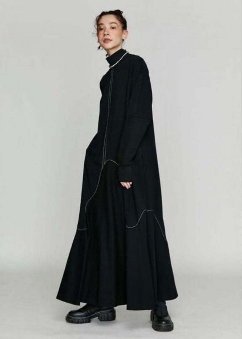 UN3D. カットソーフレアワンピース★