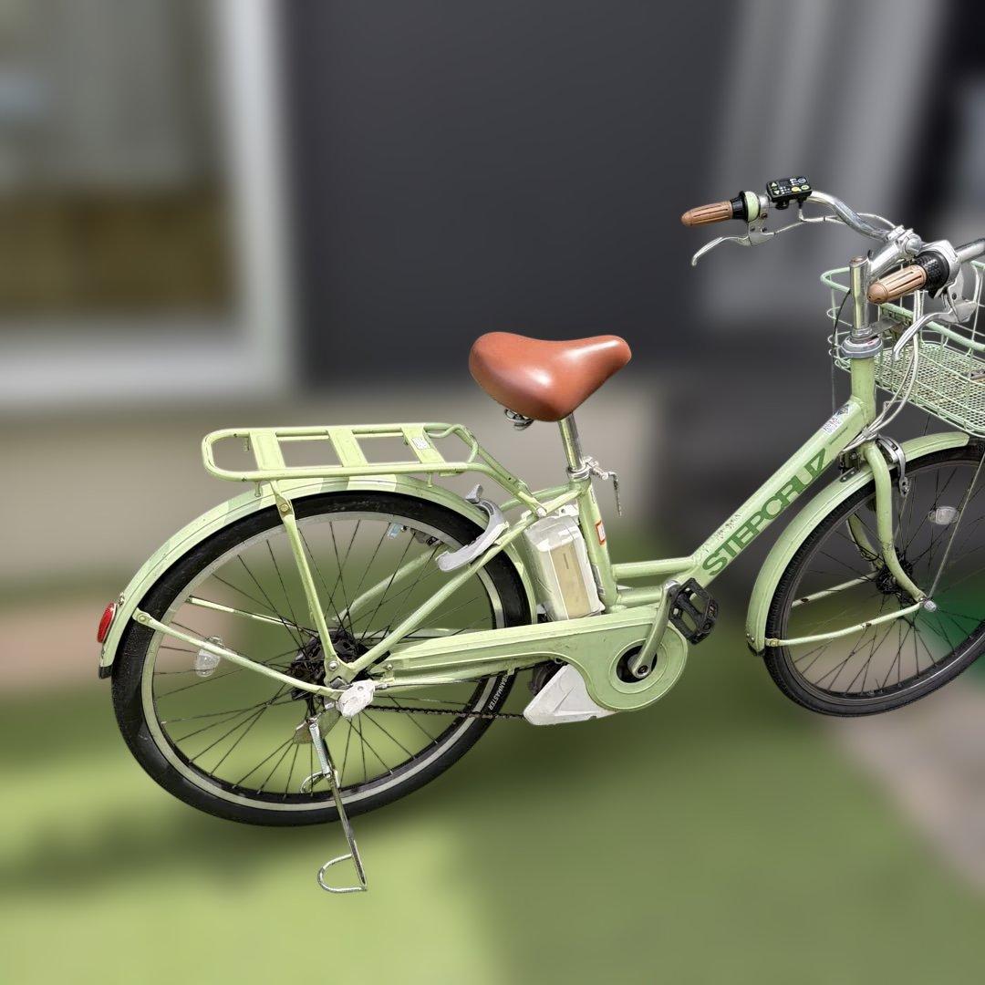電動アシスト自転車26インチ バッテリー付 充電器付 通学 大阪 引き取り限定