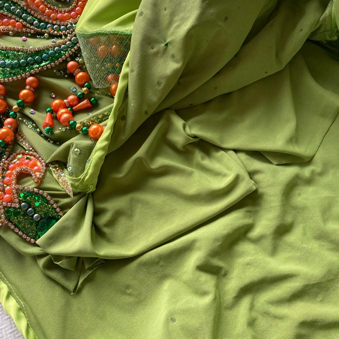 Rawya 【新品】ベリーダンス コスチュームセット 緑オレンジ