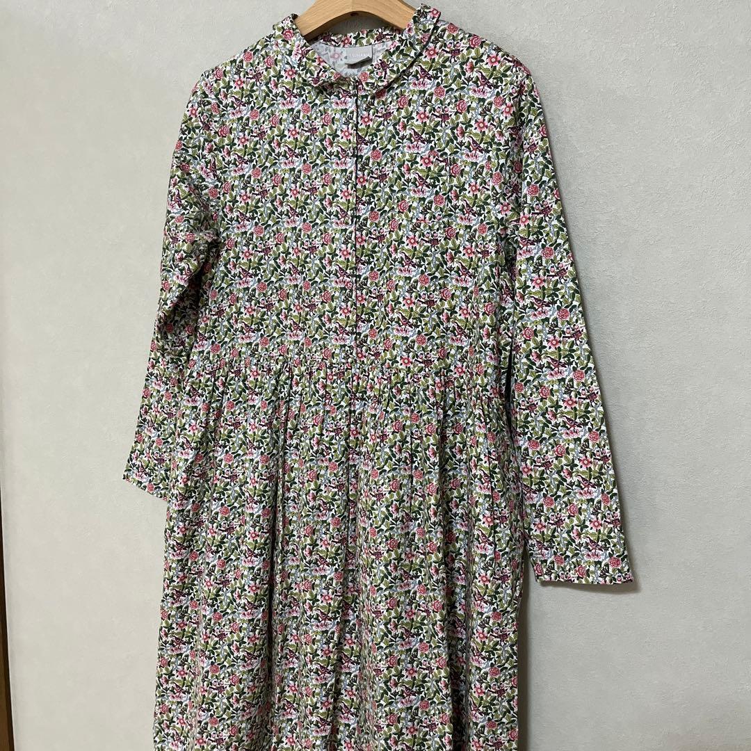 【ツハルバイサマンサモスモス】ストロベリーツリー リバティ ロングワンピース