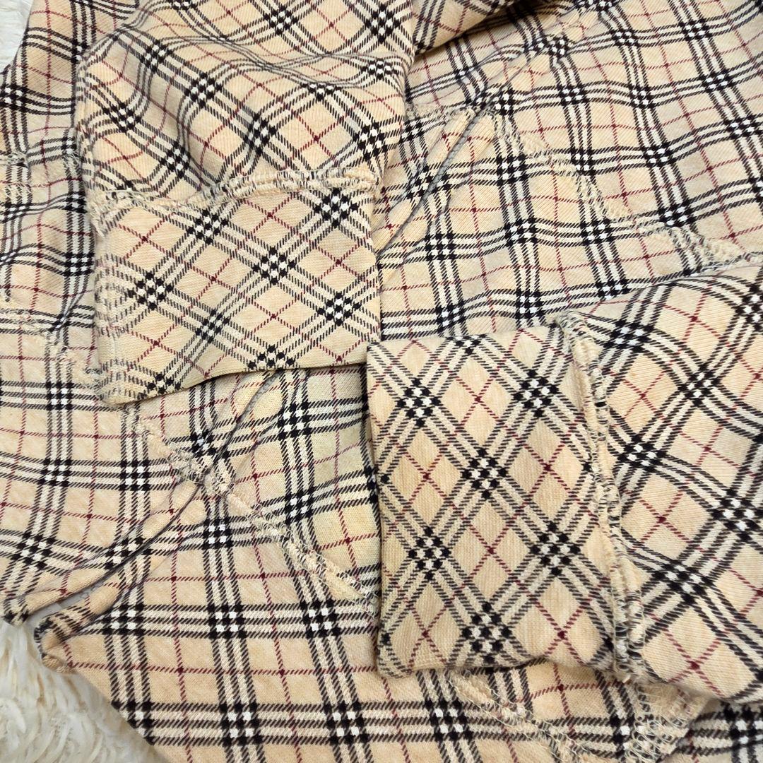 BURBERRY　BLUE LABEL ノバチェック　ジップアップパーカー　M