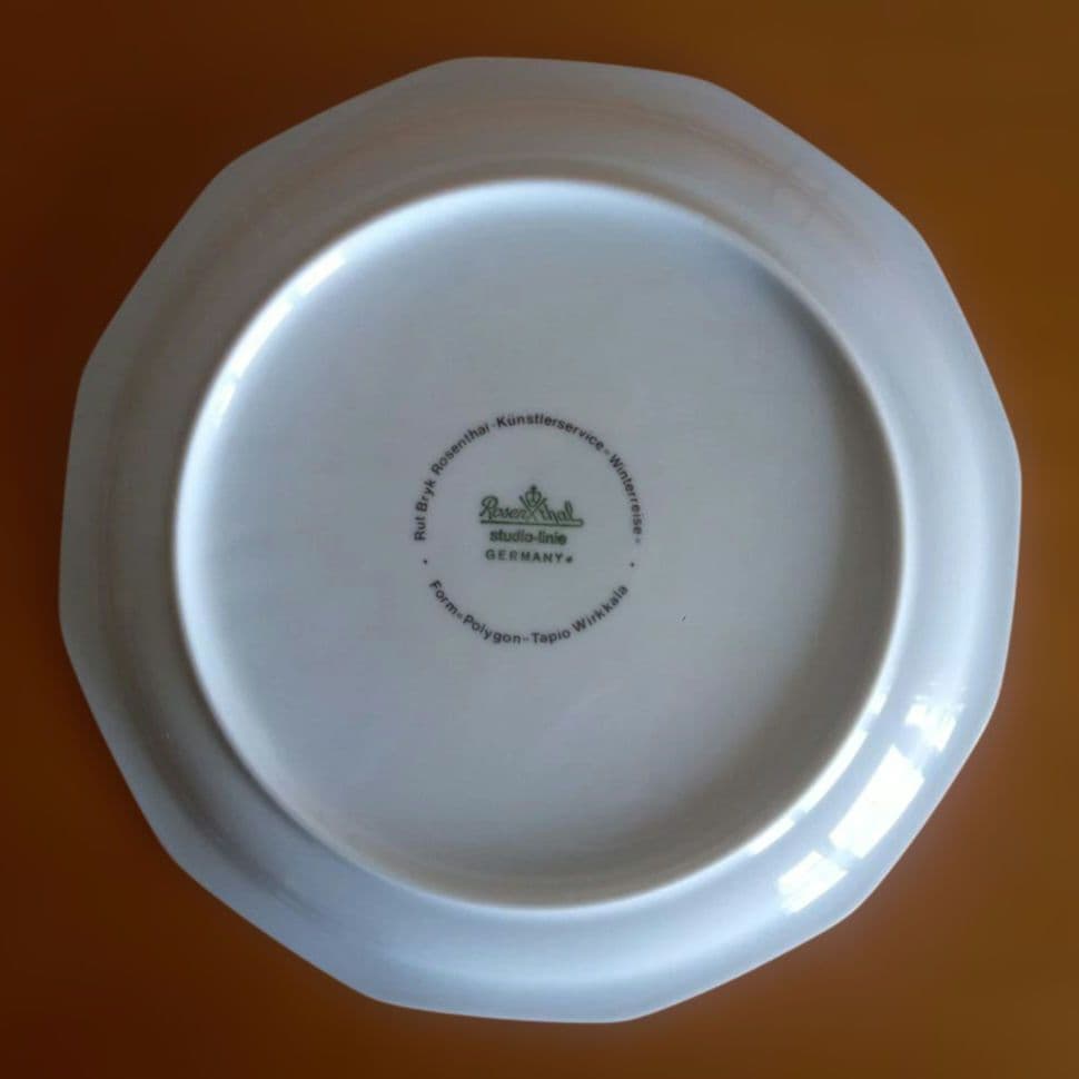 【廃盤品】ローゼンタール studioーline 冬の旅 プレート ５枚