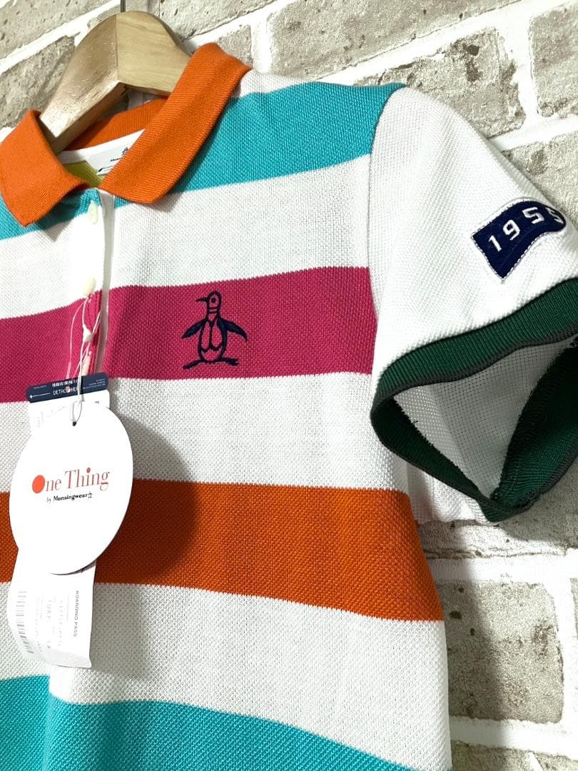 【24時間以内/匿名配送】未使用 マンシングウェア 半袖 ワンピース Mサイズ