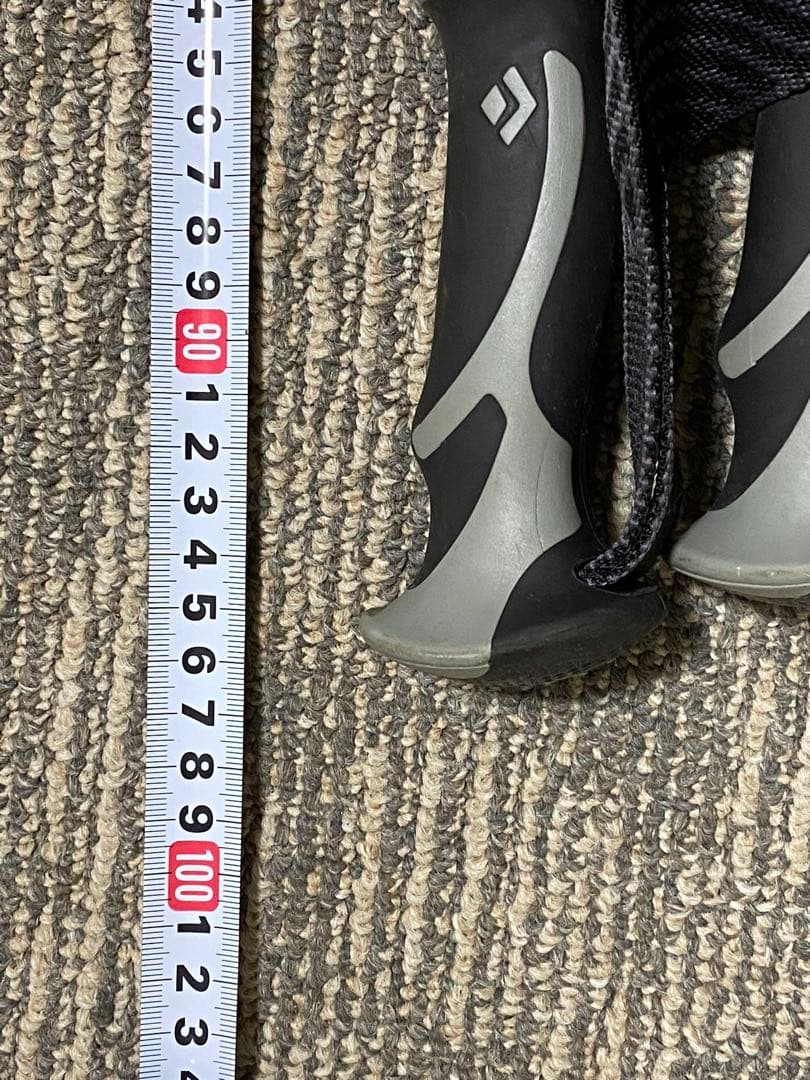  スキー用ストック オレンジシルバー バックカントリー