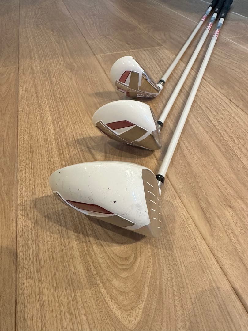 YONEX ピンク ゴルフクラブ7本セット・キャディバッグ　J135