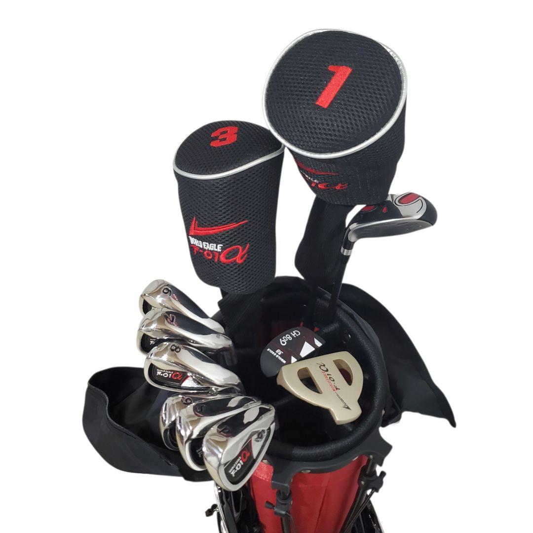 【極美品】ワールドイーグル F-01α メンズ 11本フルセット チッパー付