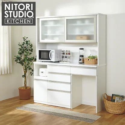 【購入希望者あり】NITORI キッチンボード リガーレ 食器棚