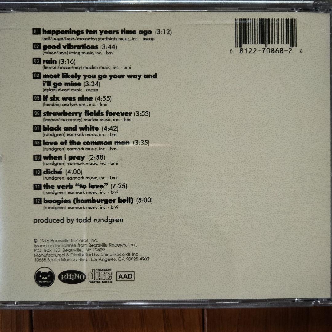 TODD RUNDGREN　トッド・ラングレンCD albumアルバム 6枚