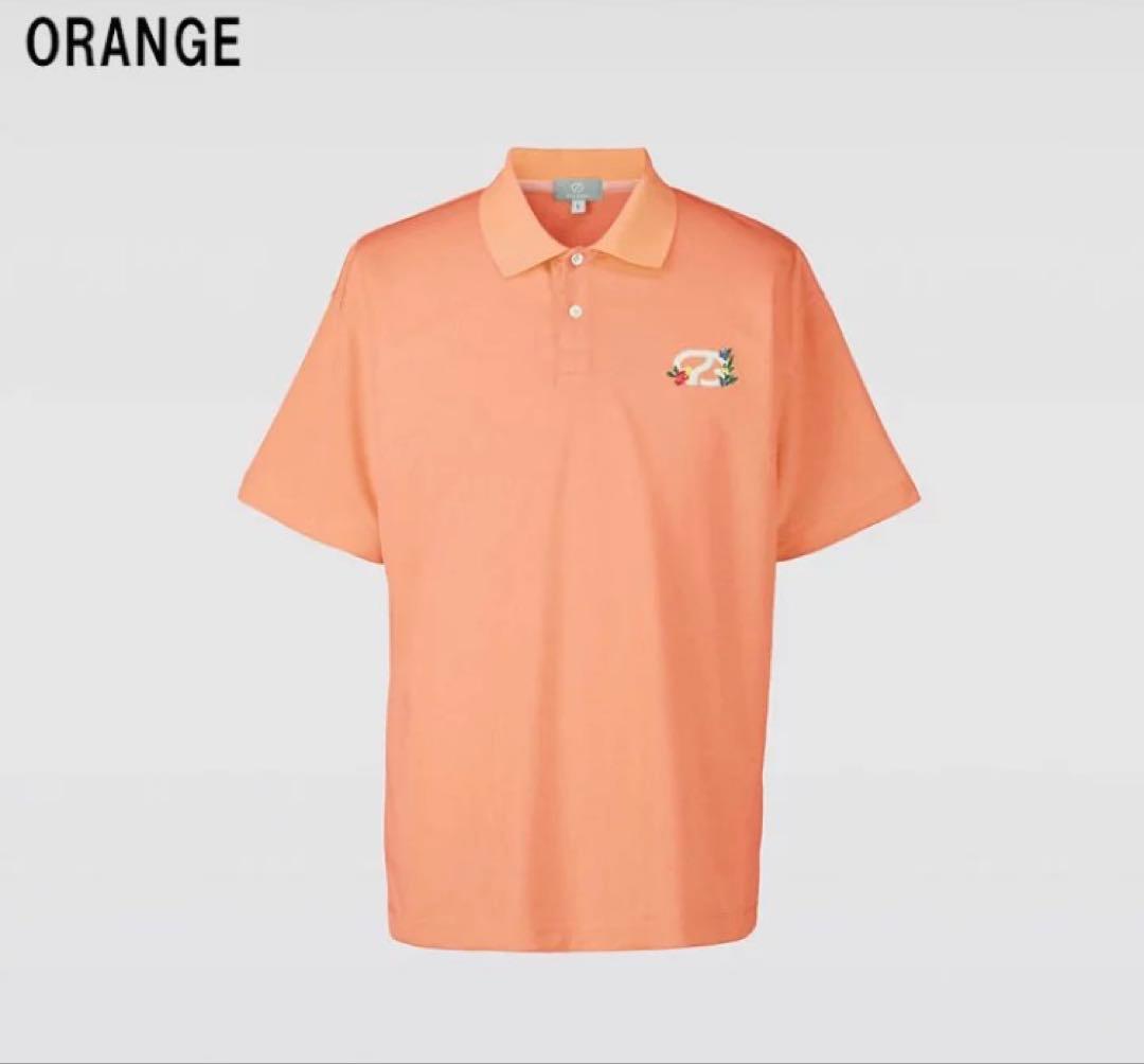 CPG GOLF SIMPLE POLO メンズ ゴルフウェア カラー：オレンジ