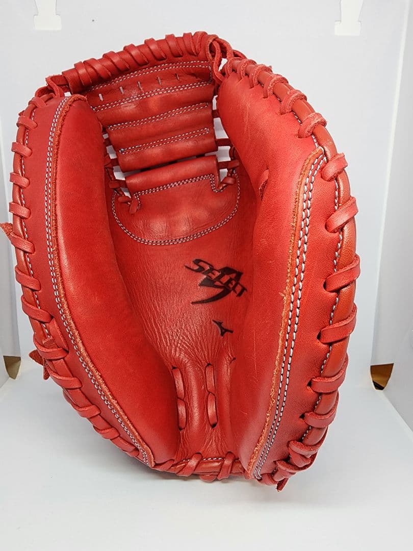 【美品】ミズノ キャッチャーミット 少年野球用 軟式 右利き用 1度使用のみ