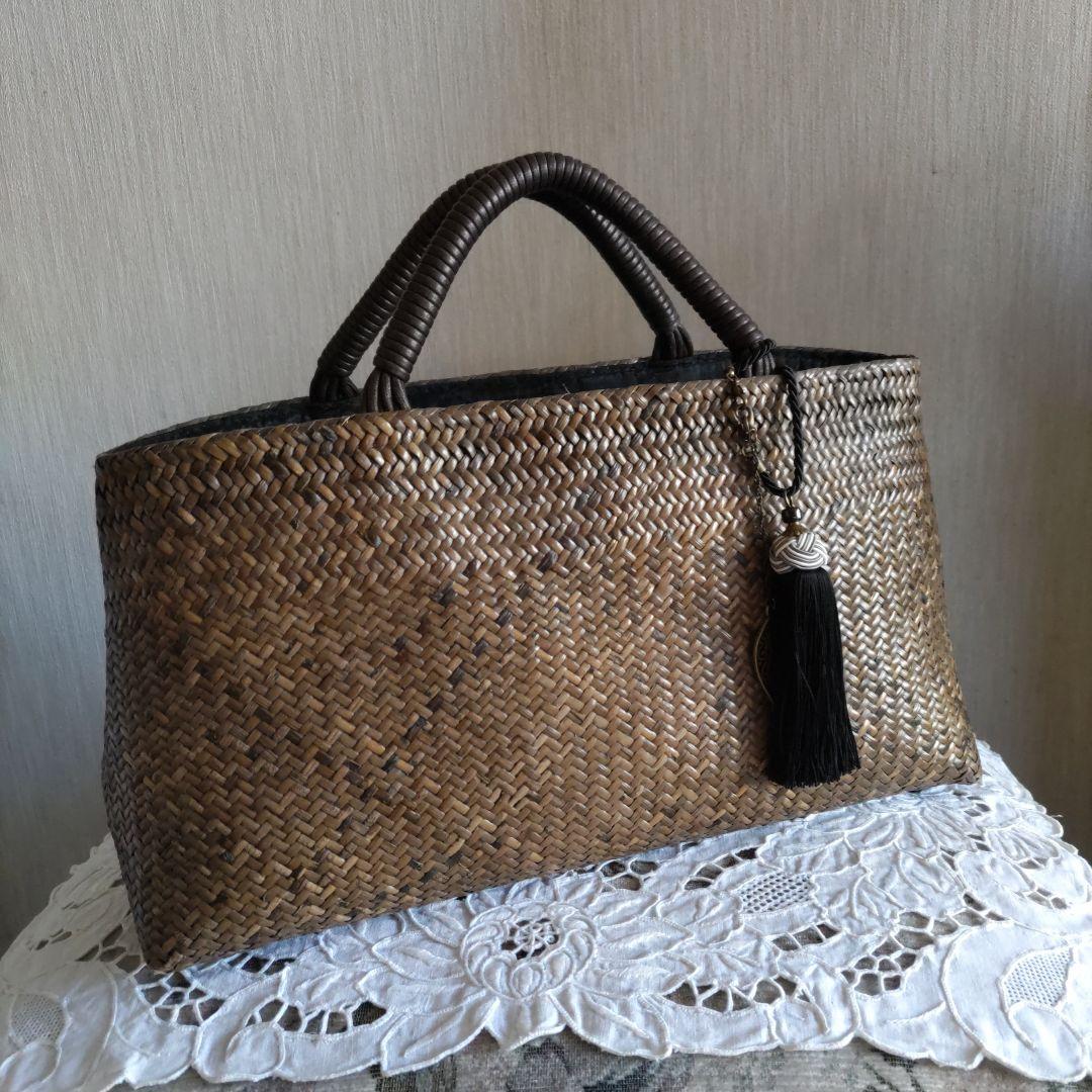 ギャラリー凛 藤のカゴバッグ ラタン 天然素材 日本製 普段使い 通年 夏