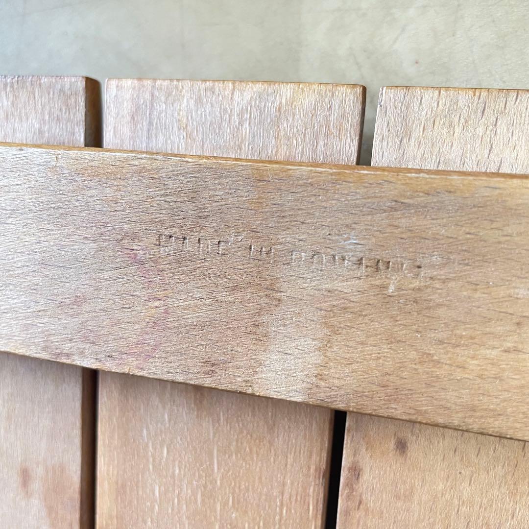 ルーマニア製 折りたたみ椅子② フォールディングチェア 折り畳み ビンテージ