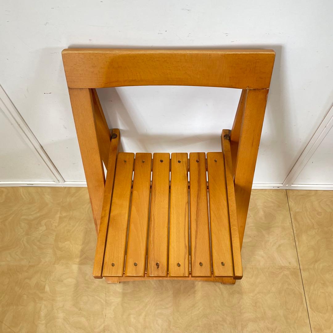 ルーマニア製 折りたたみ椅子② フォールディングチェア 折り畳み ビンテージ