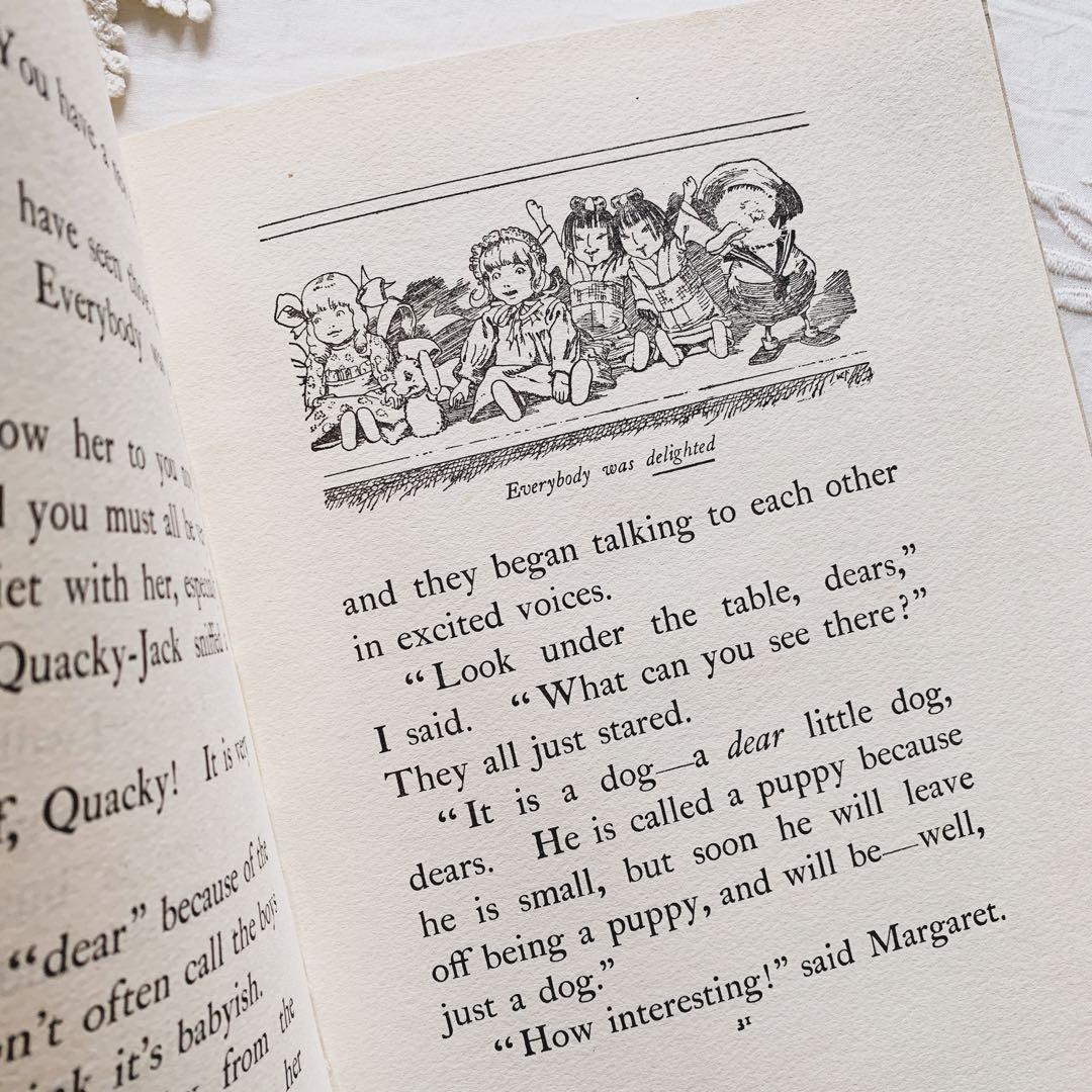 ꙳⋆ビンテージ児童書 ❀ 洋書 お人形たちとのお誕生日 ヴィンテージ 絵本 古書