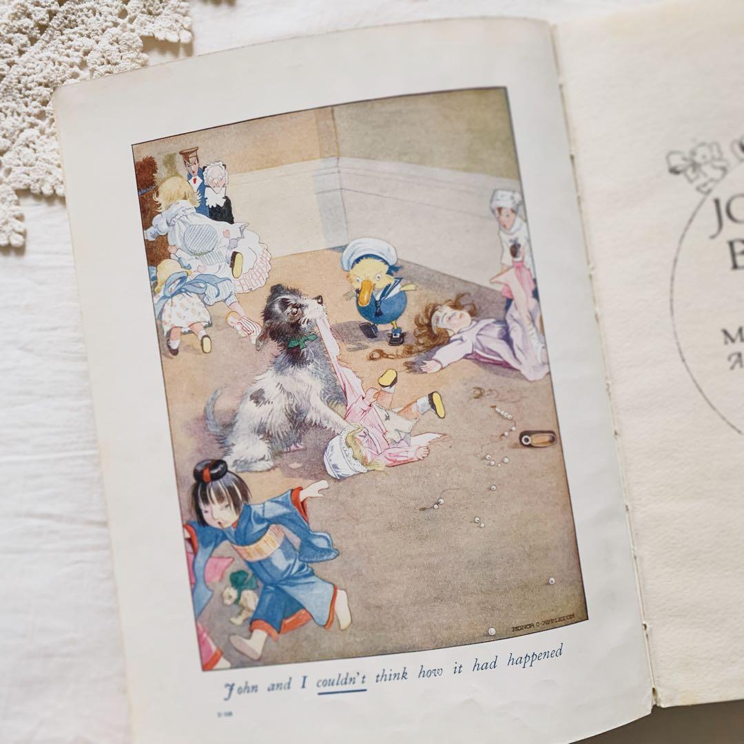 ꙳⋆ビンテージ児童書 ❀ 洋書 お人形たちとのお誕生日 ヴィンテージ 絵本 古書