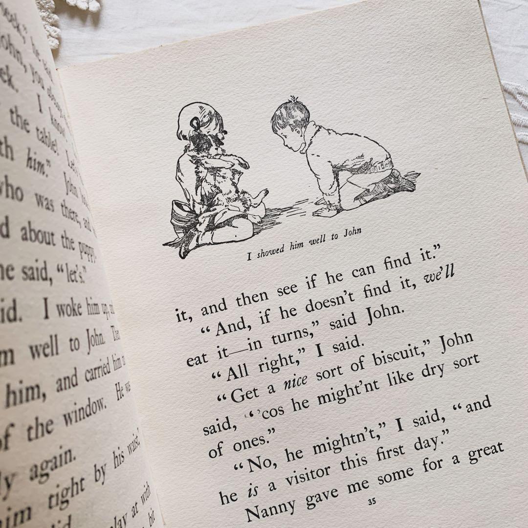 ꙳⋆ビンテージ児童書 ❀ 洋書 お人形たちとのお誕生日 ヴィンテージ 絵本 古書