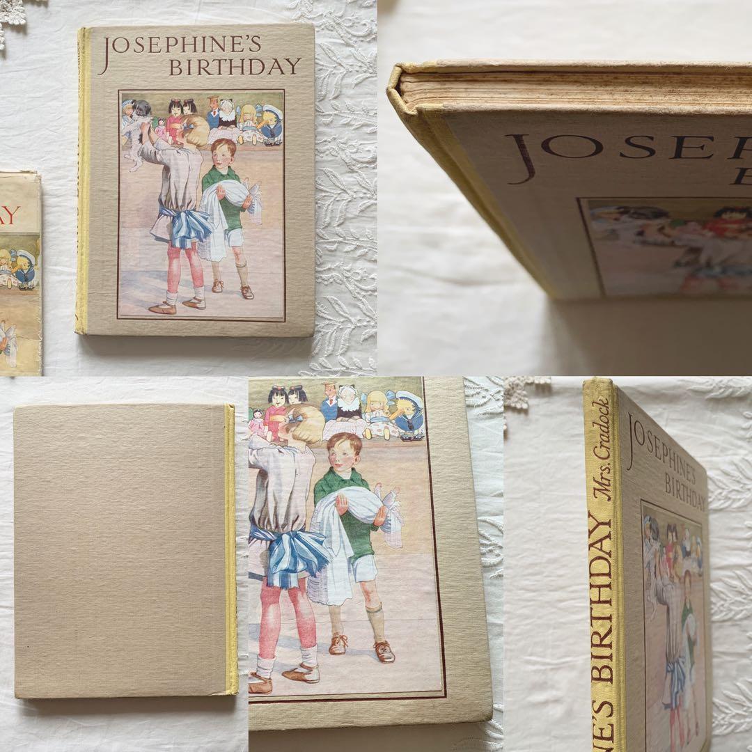 ꙳⋆ビンテージ児童書 ❀ 洋書 お人形たちとのお誕生日 ヴィンテージ 絵本 古書