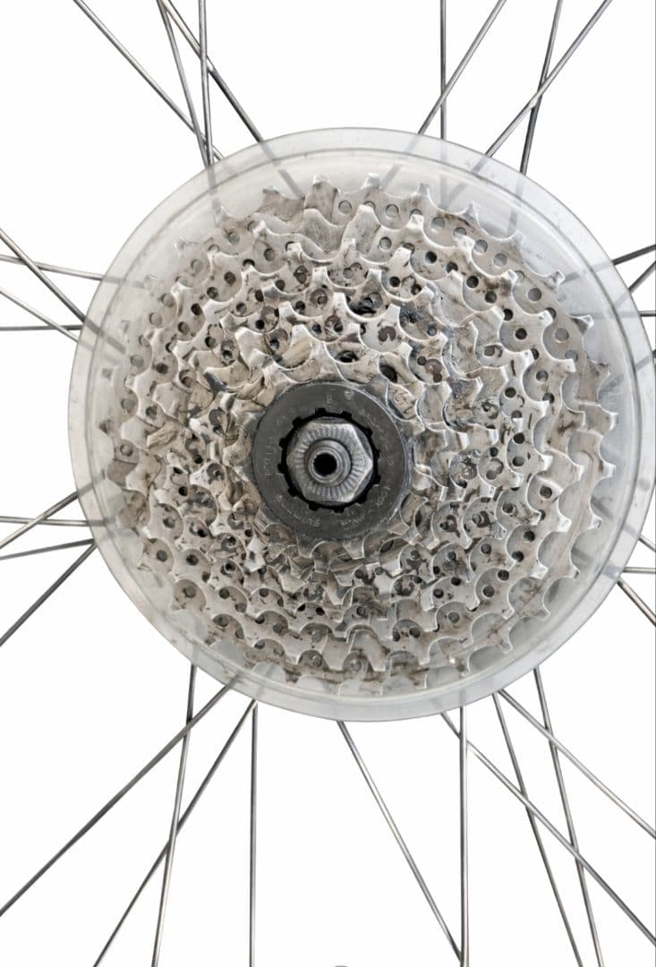 【送料込み】Jamis 26インチ前後完組ホイール ディスク前後、スプロケ付き