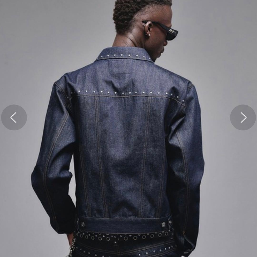 ANDER HUNK スタッズデザインリジッドデニムジャケットM SIZE