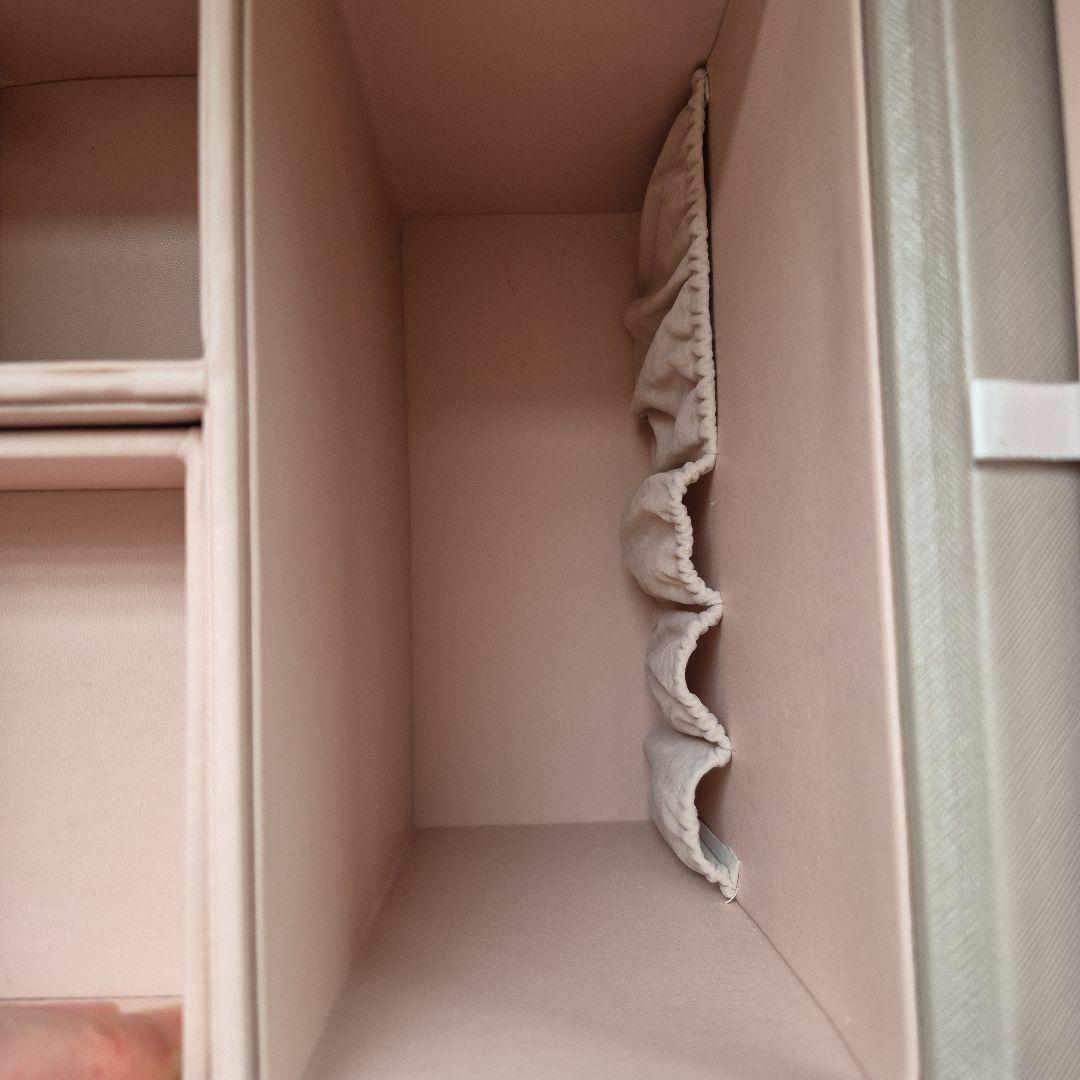 Francfranc コスメボックス ベージュ バイカラー