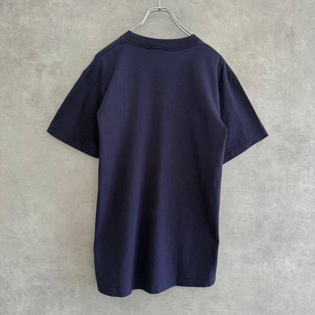 90s ナツメグ ニューヨーク・ヤンキース プリントTシャツ ネイビー M